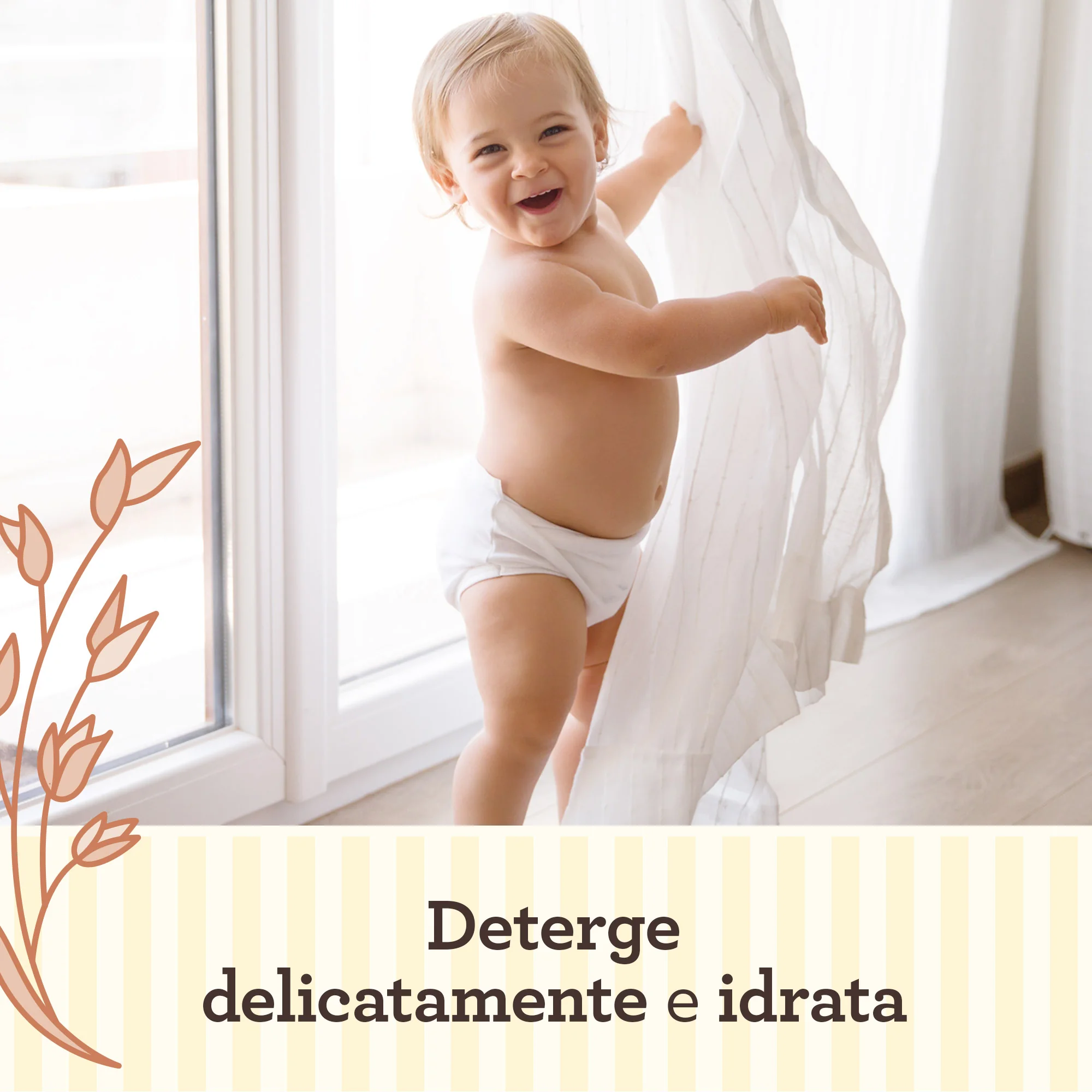 Aveeno Baby Daily Care Bagnetto Corpo e Capelli 250 ml Shampoo e Bagnoschiuma Bambini Delicato 2in1