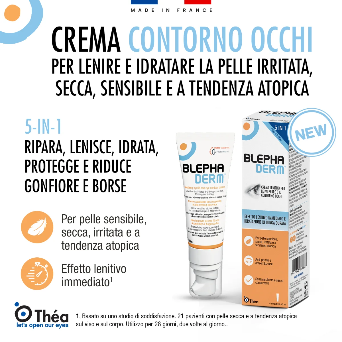 Théa Blephaderm 40 ml Palpebre e contorno occhi