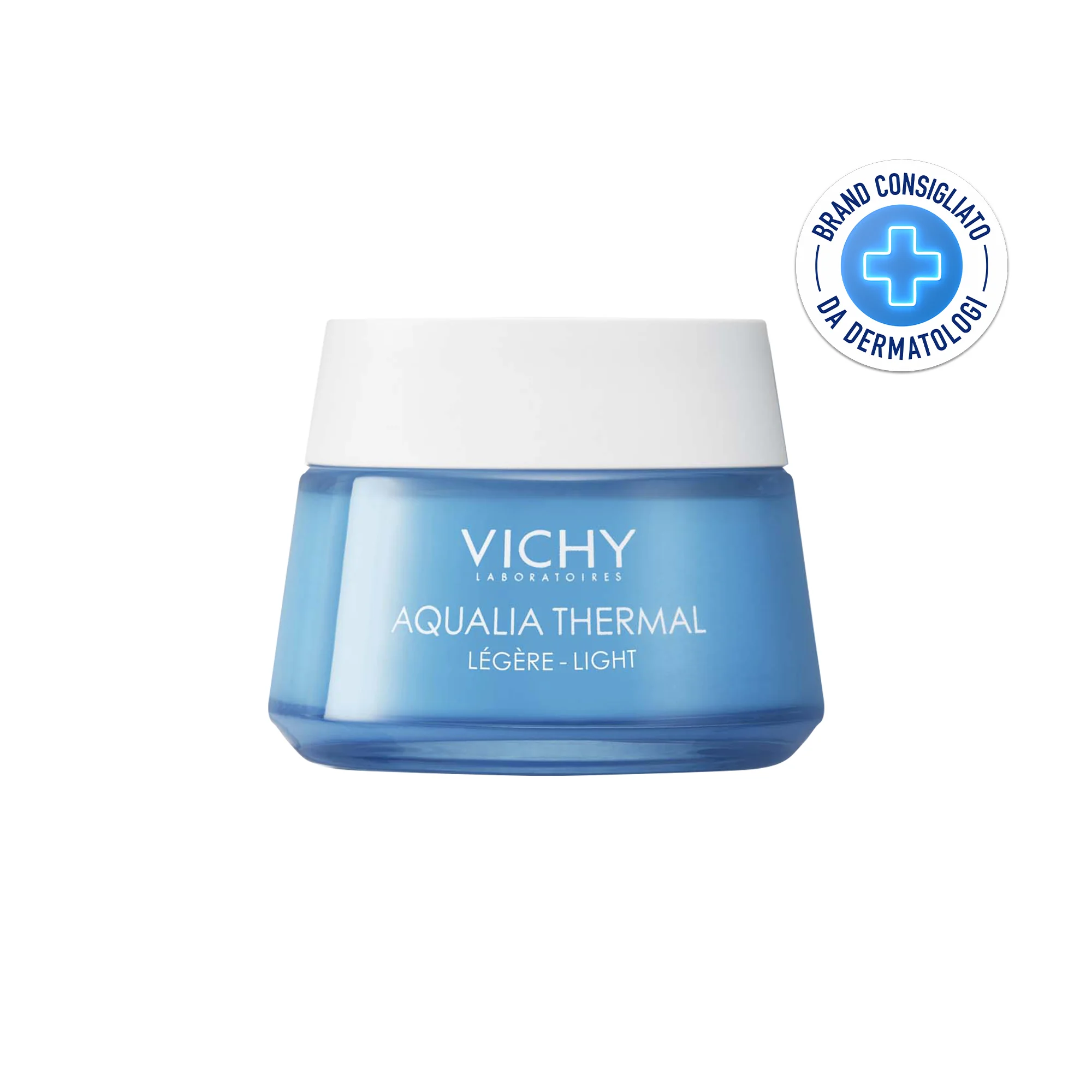 Vichy Aqualia Thermale Crema Viso Leggera 50 ml Idratante con Acido Ialuronico