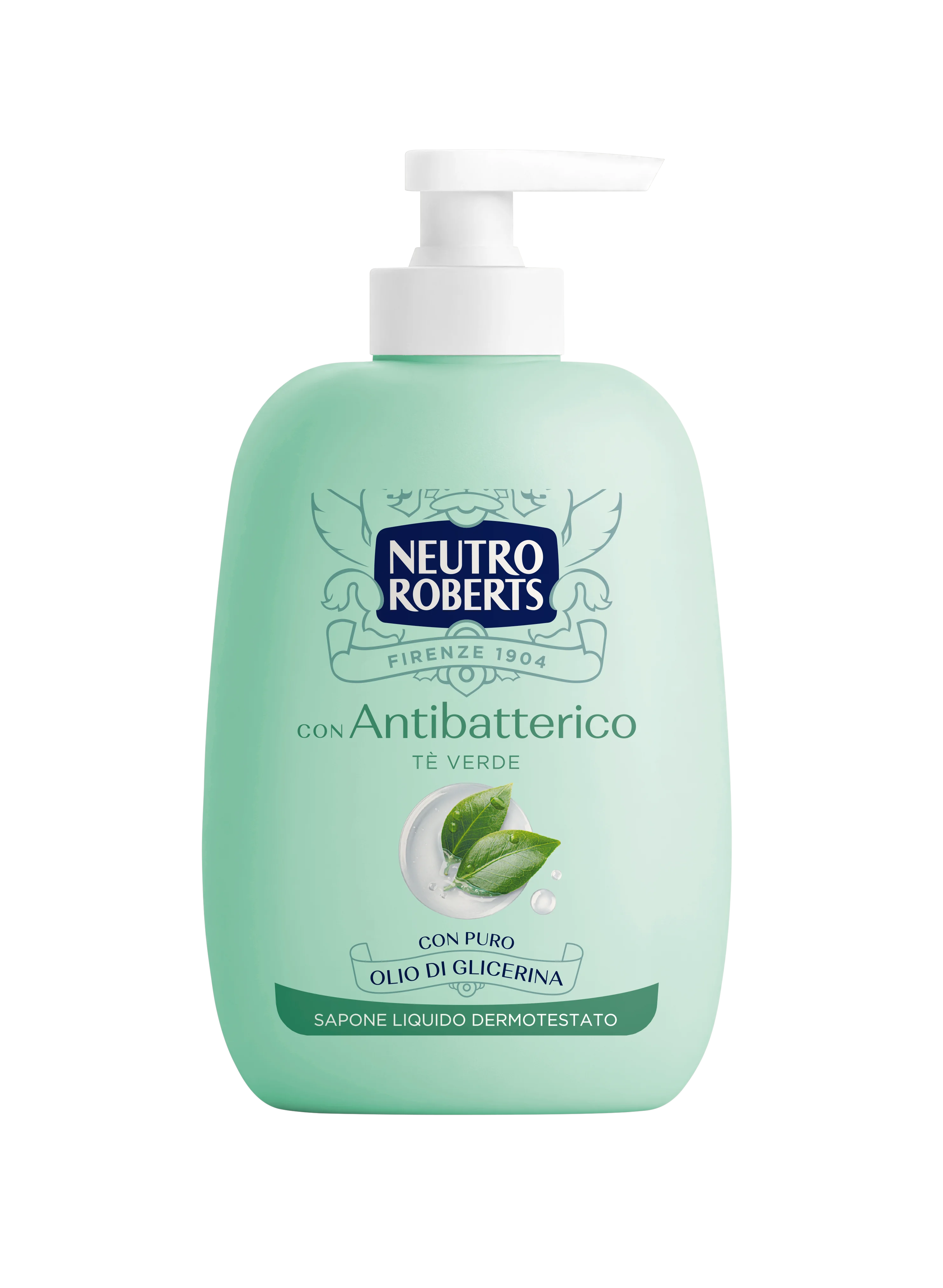 Neutro Roberts Sapone Antibatterico 200 ml Pelle morbida, Igienizzata e Protetta