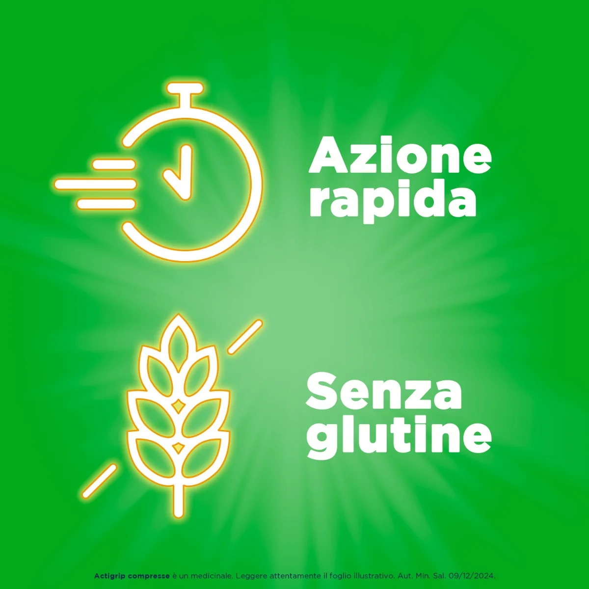Actigrip 12 Compresse Raffreddore, Mal di Testa e Influenza