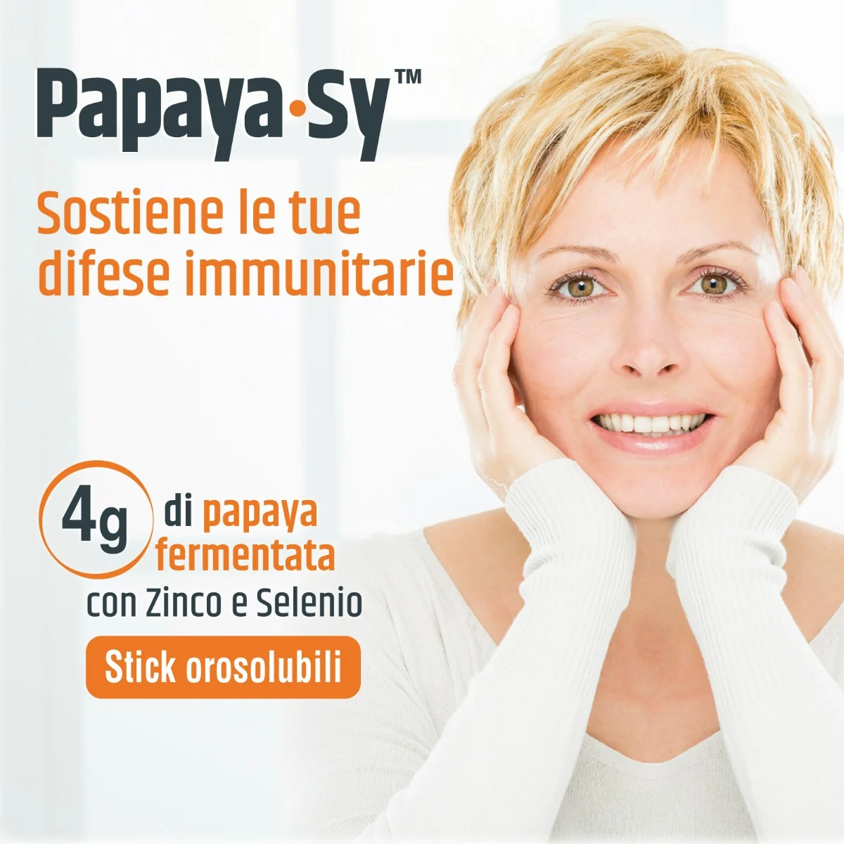 Papaya-Sy 20 Bustine 92 G Polvere Orosolubile Antiossidante