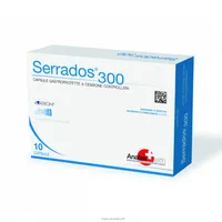 Serrados 300 Integratore per Infenzioni 10 Capsule