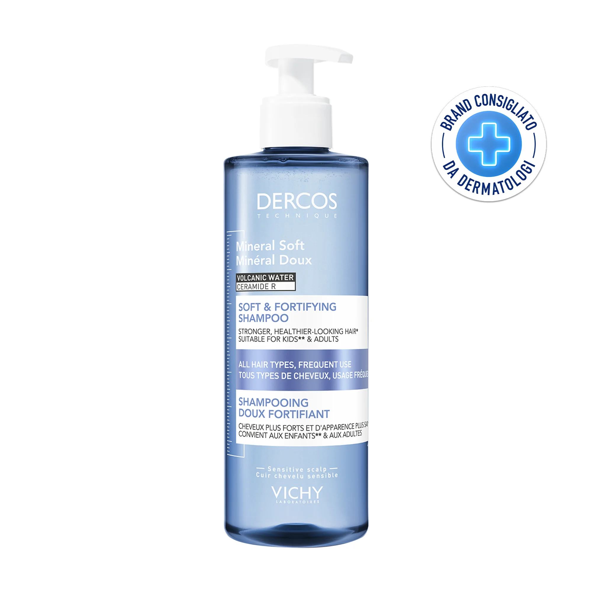 Vichy Dercos Dolcezza Minerale Shampoo 400ml Uso frequente