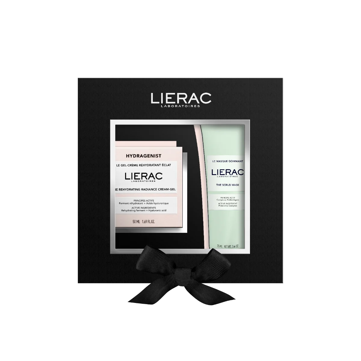 Cofanetto Lierac Hydragenist Gel Crema 50 Ml + Maschera 75 Ml Set pelle disidratata
