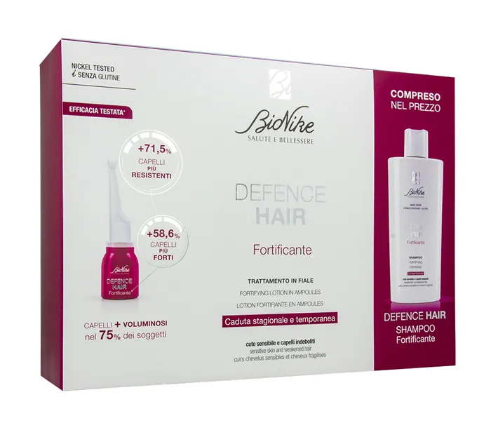 Bionike Defence Hair Bipack Ridensificante Shampoo 200 ml + 21 Fiale