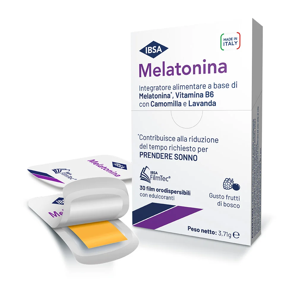 Melatonina Ibsa 30 Film Orali Stress e Insonnia