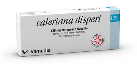 Valeriana Dispert 125 mg 20 Compresse Rivestite Estratto Secco di Valeriana