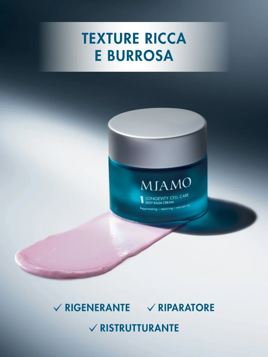 Miamo Longevity Plus Longevity Cell Care Deep Balm Cream 50 ml Pelle Normale e Secca