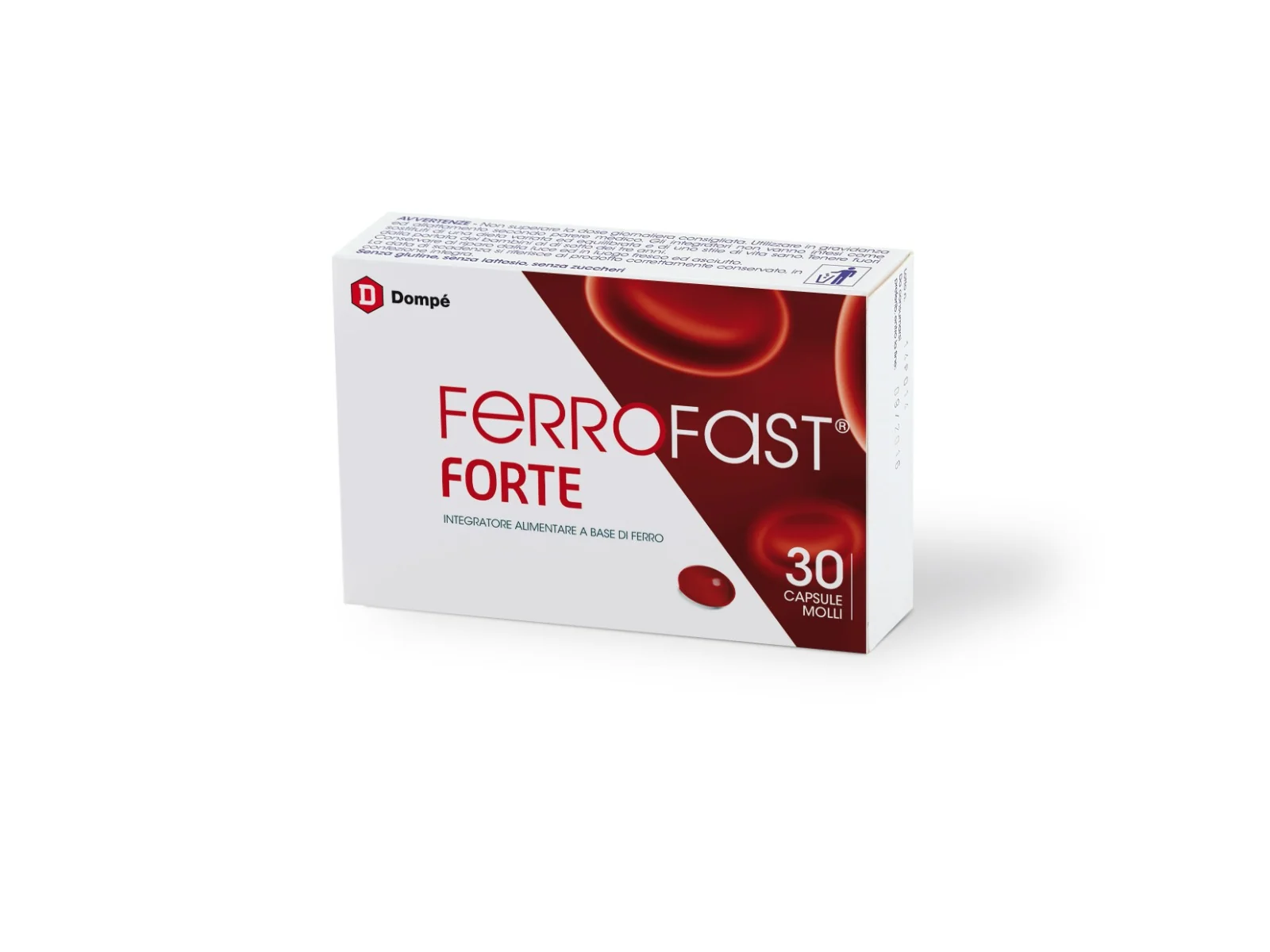 Ferrofast Forte 30 Capsule Molli Integratore di Ferro