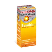 Nurofen Febbre Dolore Bambini 100 mg/5 ml Gusto Arancia 150 ml