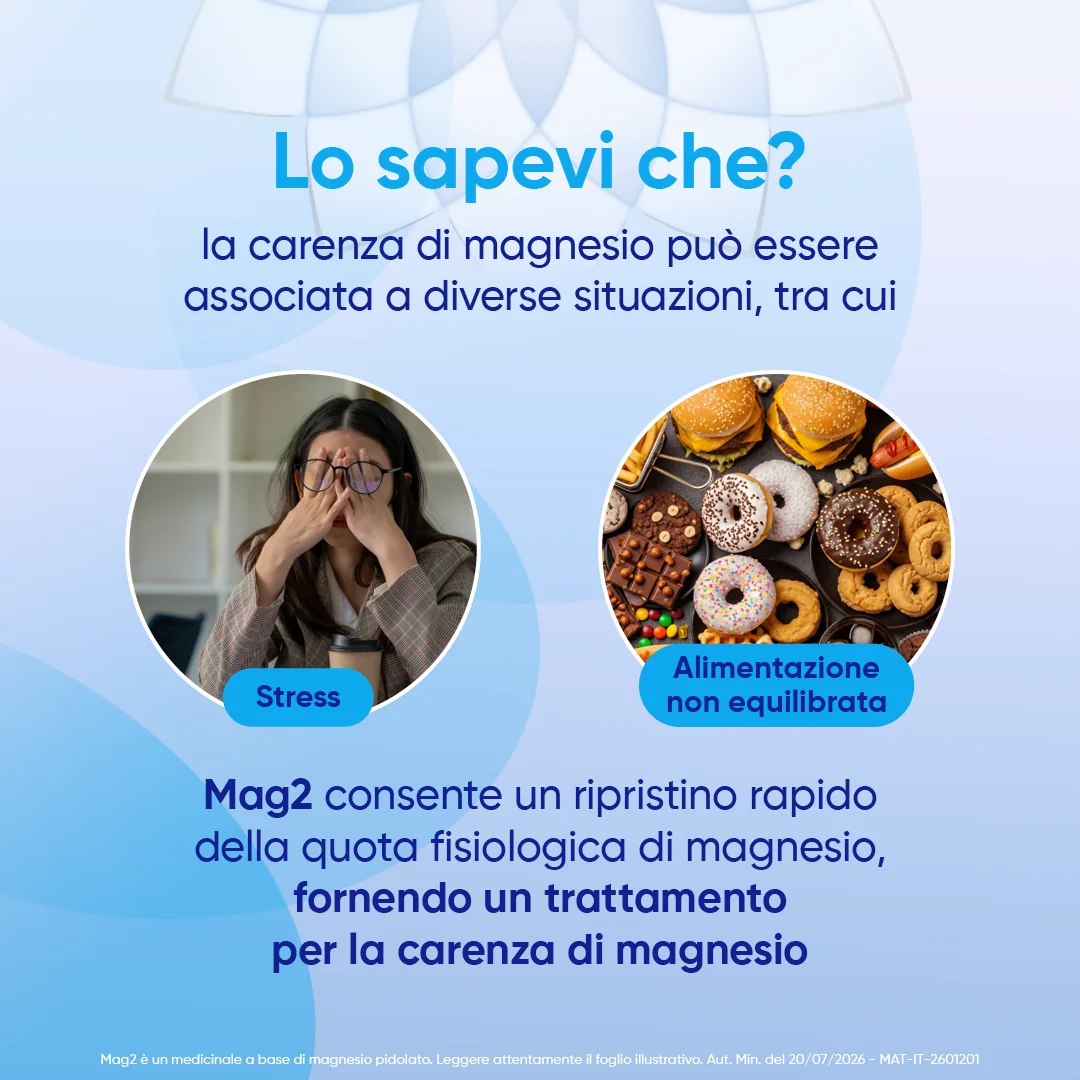 Mag 2 2,25 g Soluzione Orale 40 Bustine Carenze di Magnesio