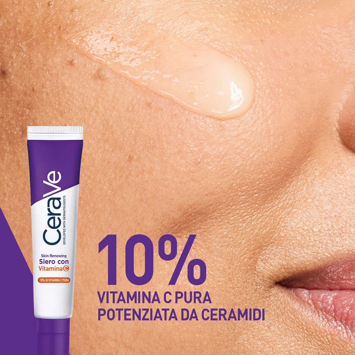 CeraVe Skin Renewing - Siero Viso con Vitamina C Illuminante e Antiossidante, 30 ml Antiage
