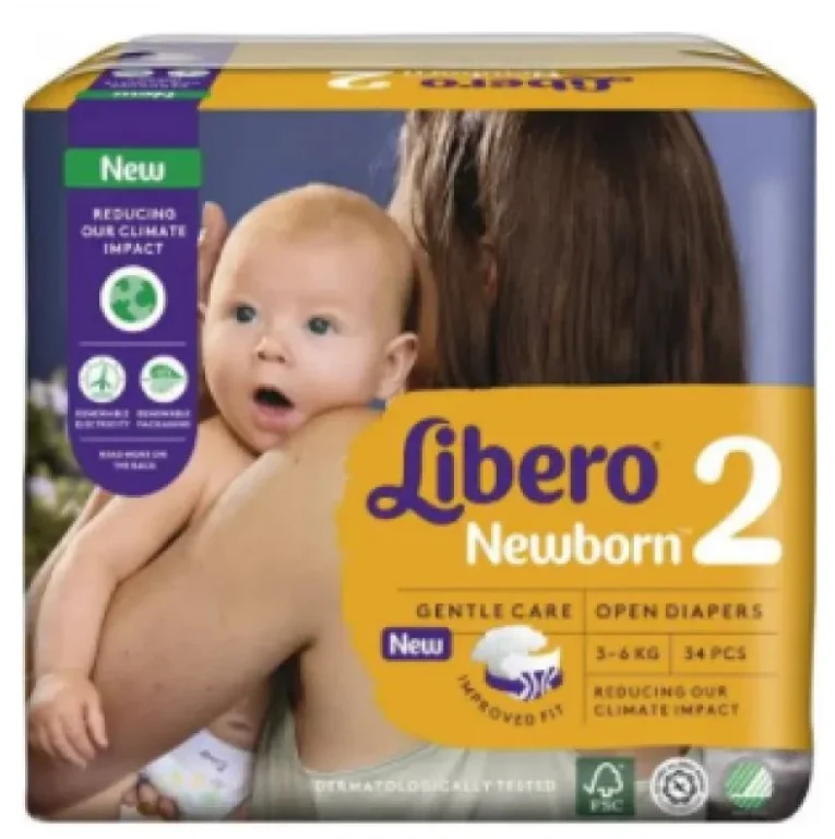 Libero Newborn 2, 3-6 Kg 34 Pezzi