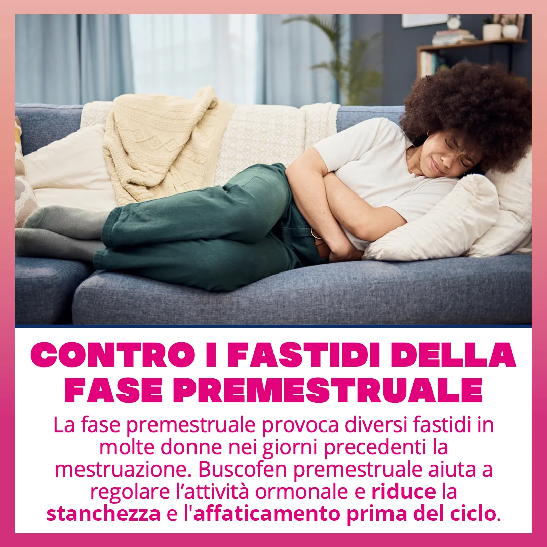 Buscofen Premestruale 15 Compresse Effervescenti Integratore Donna per Ciclo Mestruale