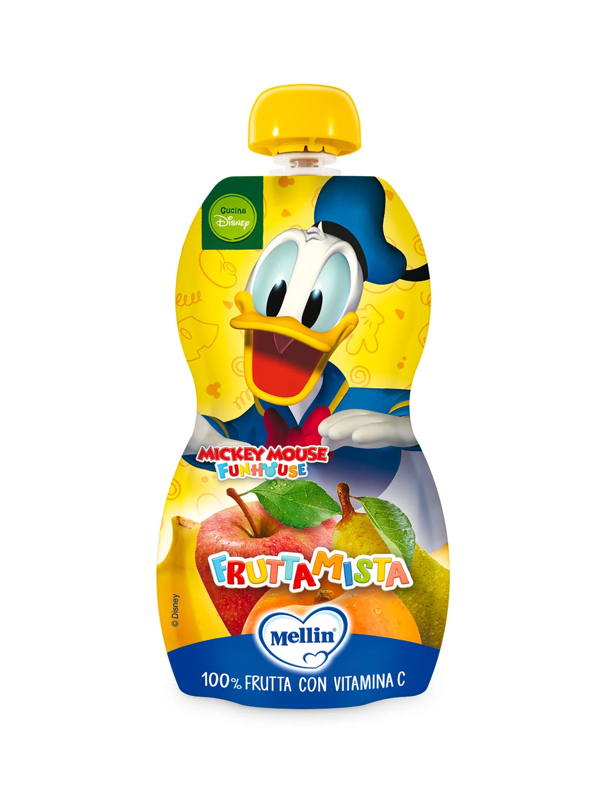 Mellin Pouch Disney Principessa 110 g Frutta Mista