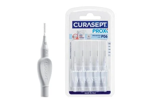 Curasept Proxi P06 0,6 mm Bianco 6 Pezzi Scovolino Interdentale