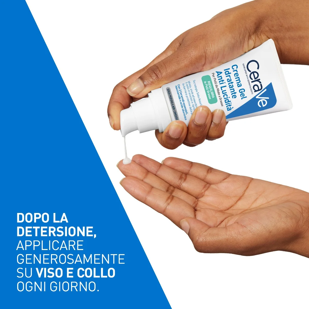 Cerave Crema Viso Idratante Mat 52 Ml Pelli da Miste a Grasse