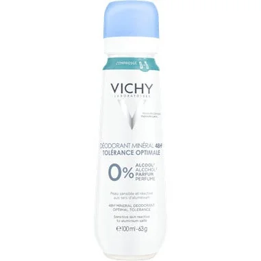 Vichy Deodorante Minerale 48H 100 ml Tolleranza Ottimale