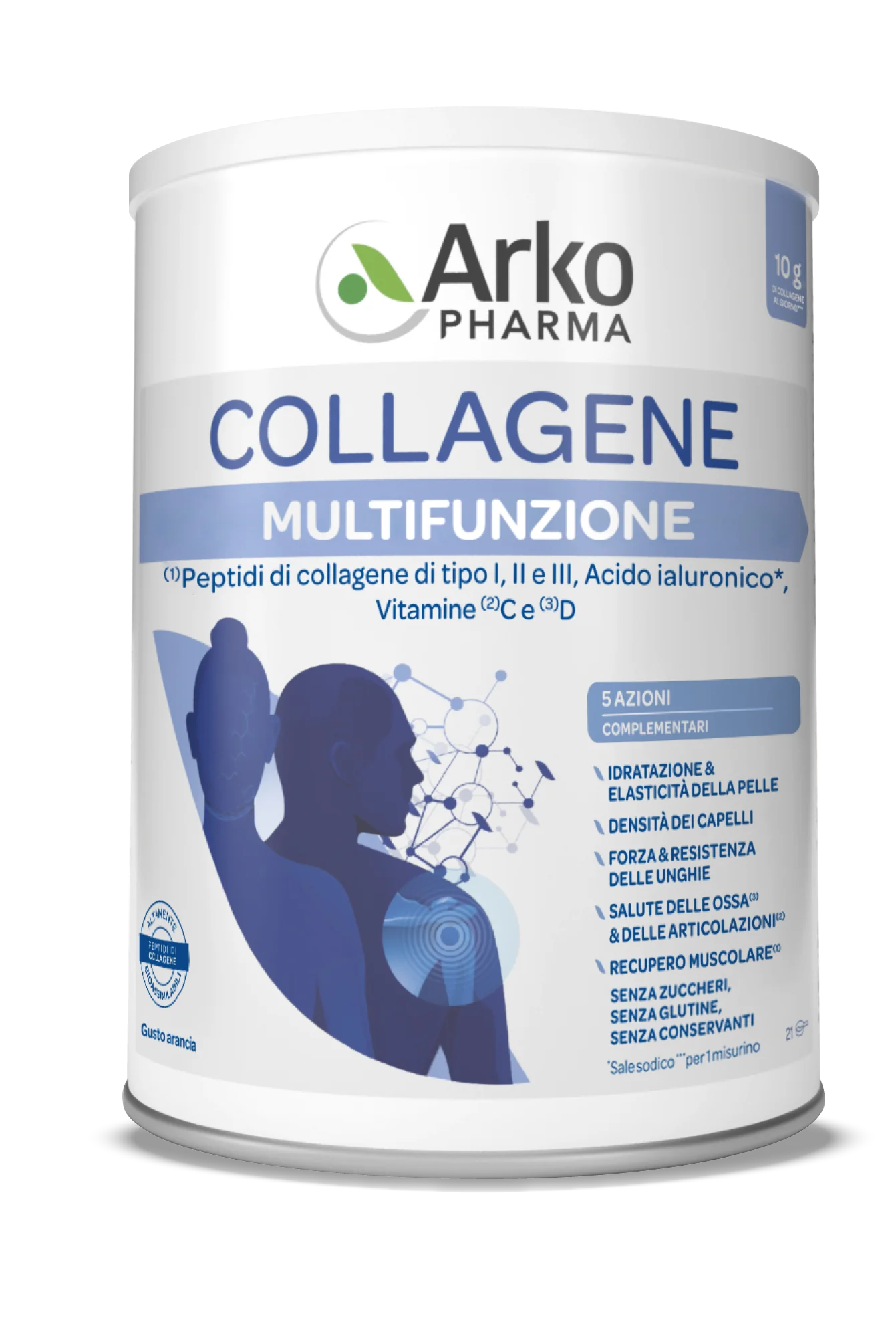 Arkopharma Collagene Multifunzione 260 g Idratazione e Elasticità