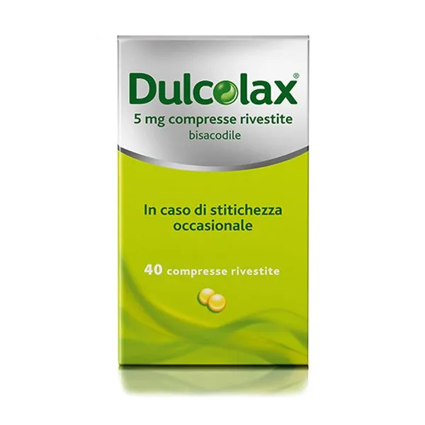 Dulcolax 40 Compresse Rivestite 5 mg - Stitichezza Occasionale
