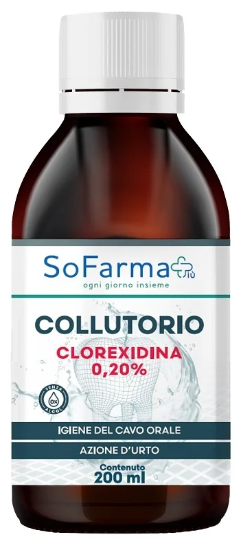 Sofarmapiu' Collutorio Clorexidina 0,20% 200 Ml