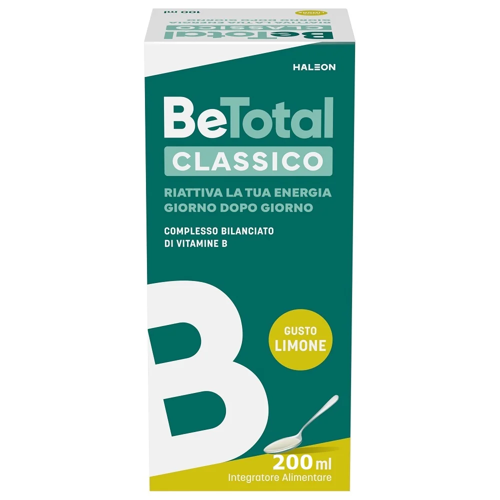 Be-Total Sciroppo Bambini Limone 100 Ml Integratore Alimentare Vitamina B Sistema Immunitario Bambini