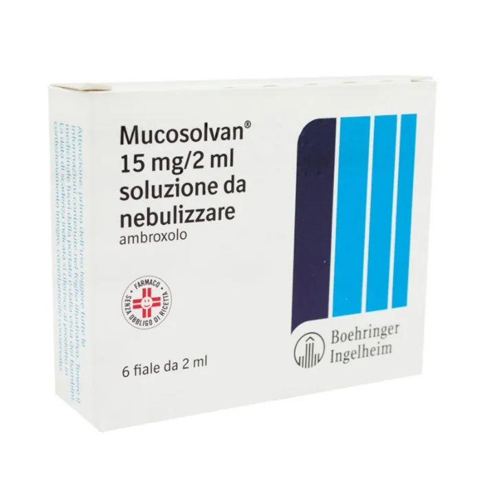 Mucosolvan 15 mg 6 Fiale Soluzione da Nebulizzare per il Catarro