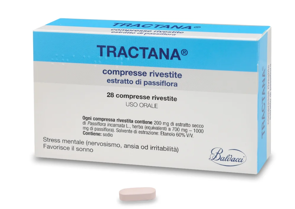 Tractana 28 Compresse Rivestite 200 mg Per Stress e Nervosismo