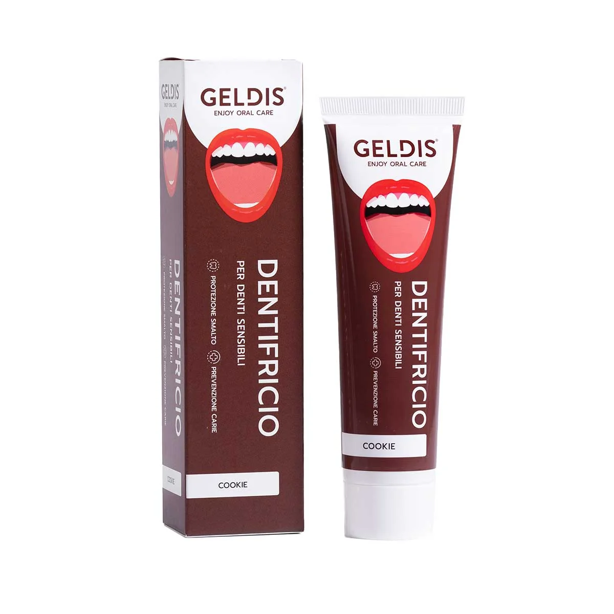 Geldis Dentifricio Cookie 100 ml Igiene orale