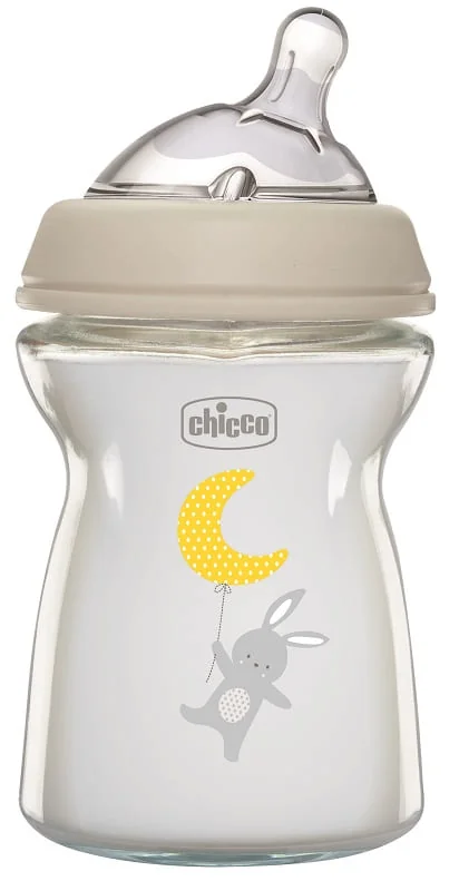 Chicco Biberon Nat Feel Vetro 0M+ 250 Ml