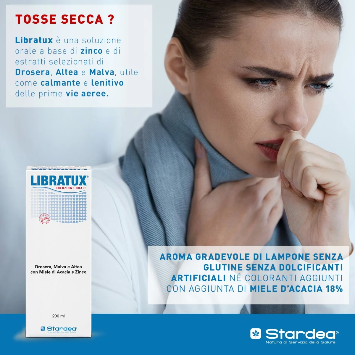 Libratux Integratore 200 ml Mucosa Orofaringea