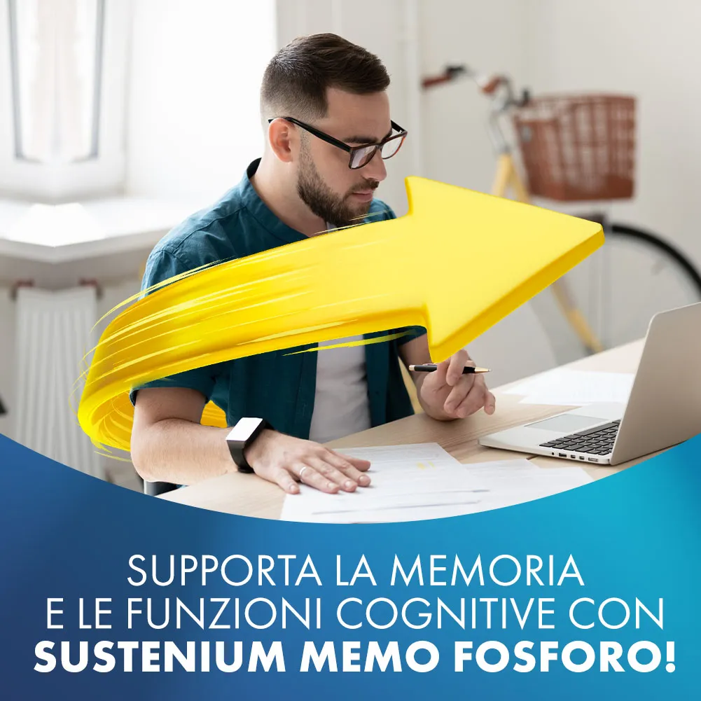 Sustenium Memo Fosforo Integratore Memoria e Concentrazione 10 Flaconcini 