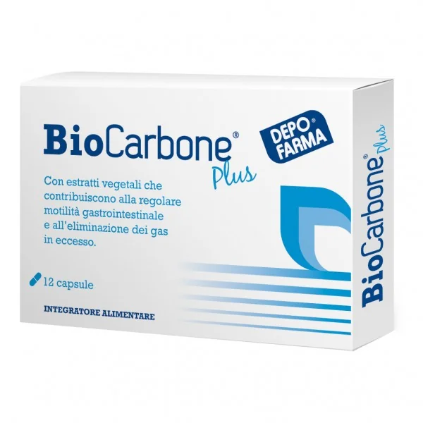 Biocarbone Plus 24 Capsule Per la Regolare Motilità Intestinale