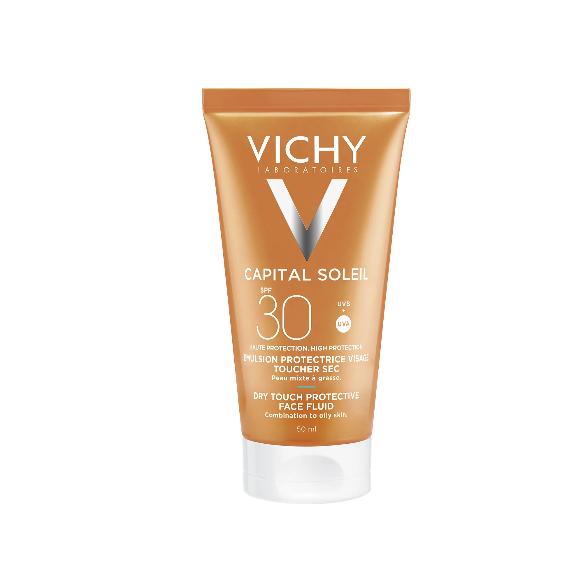 Vichy Ideal Soleil Viso Dry Touch SPF 30 50 ml Crema Solare Anti-Lucidità