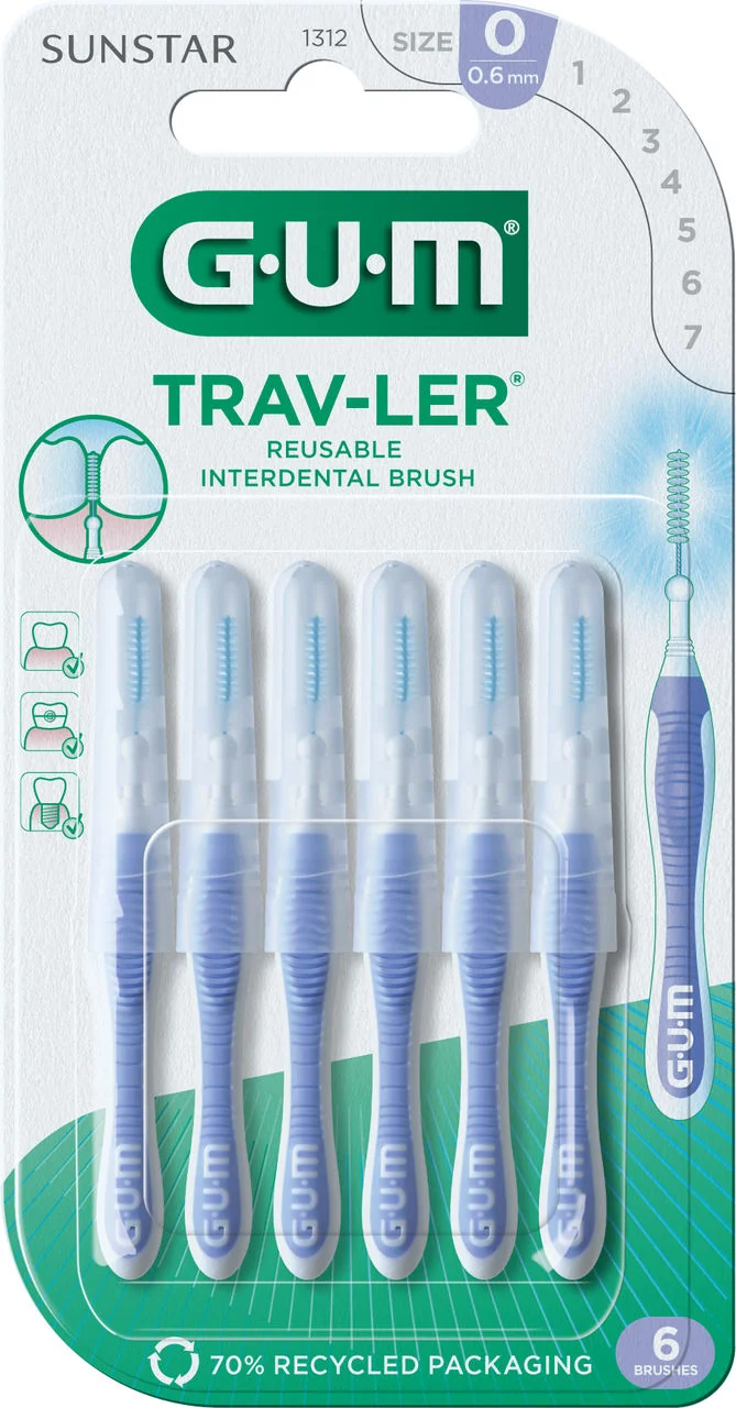 Gum Trav-Ler 0,6 Scovolino Pro Scovolino Interdentale  misura 0,6