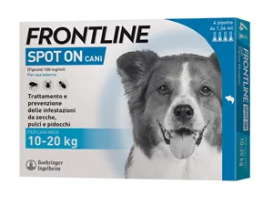 Frontline Spot On Per Cani 4 Pipette 1020 Kg 