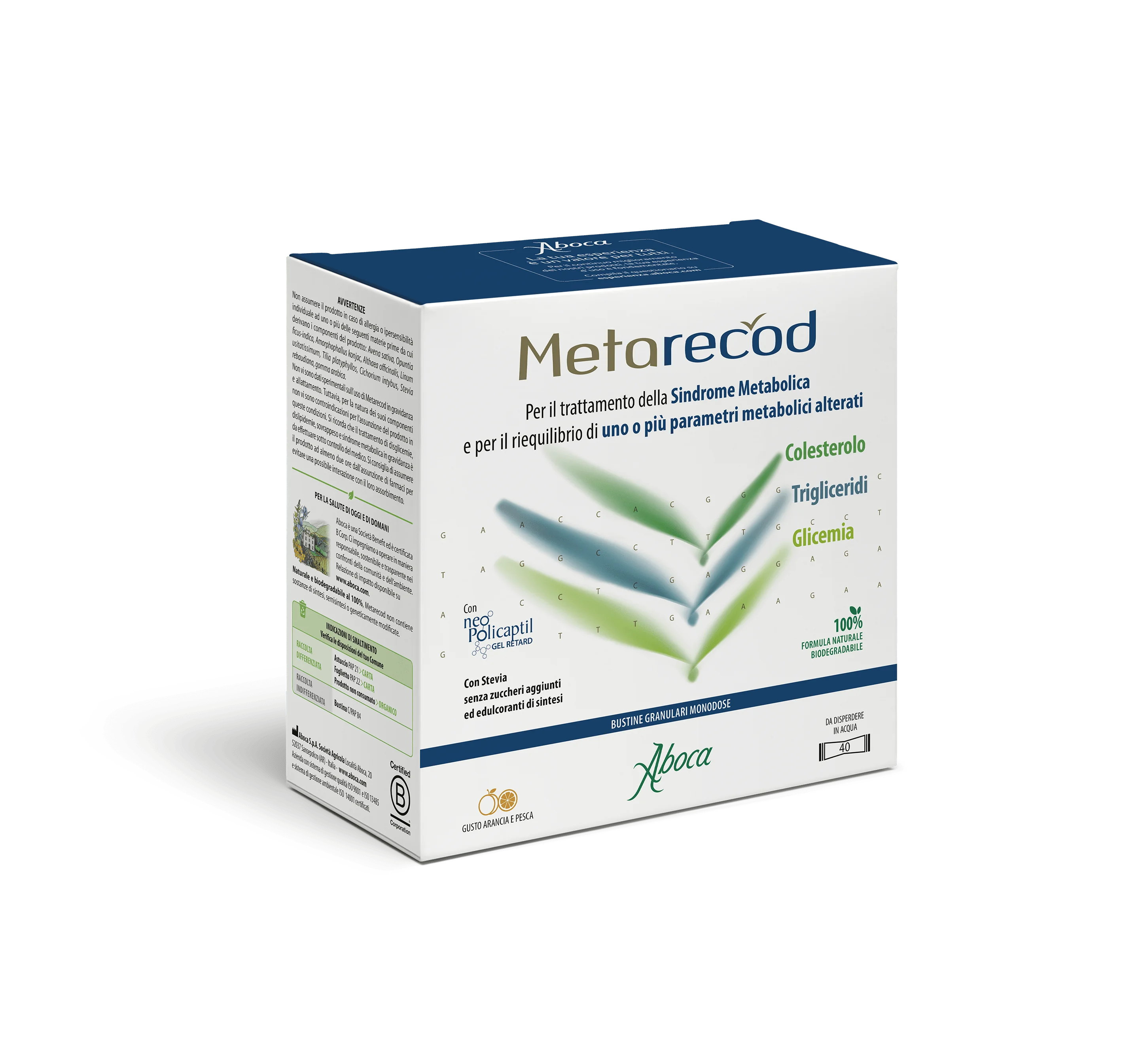 Aboca Metarecod 40 Bustine Granulari Sindrome Metabolica