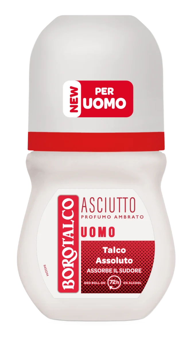 Borotalco Men Deo Roll Ambra 50 ml Deodorante roll-on 72h