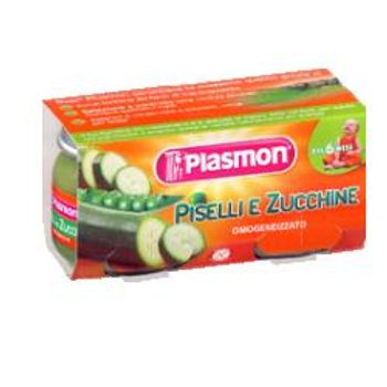 Plasmon Omogeneizzato Piselli Zucchine 80 gx2P 