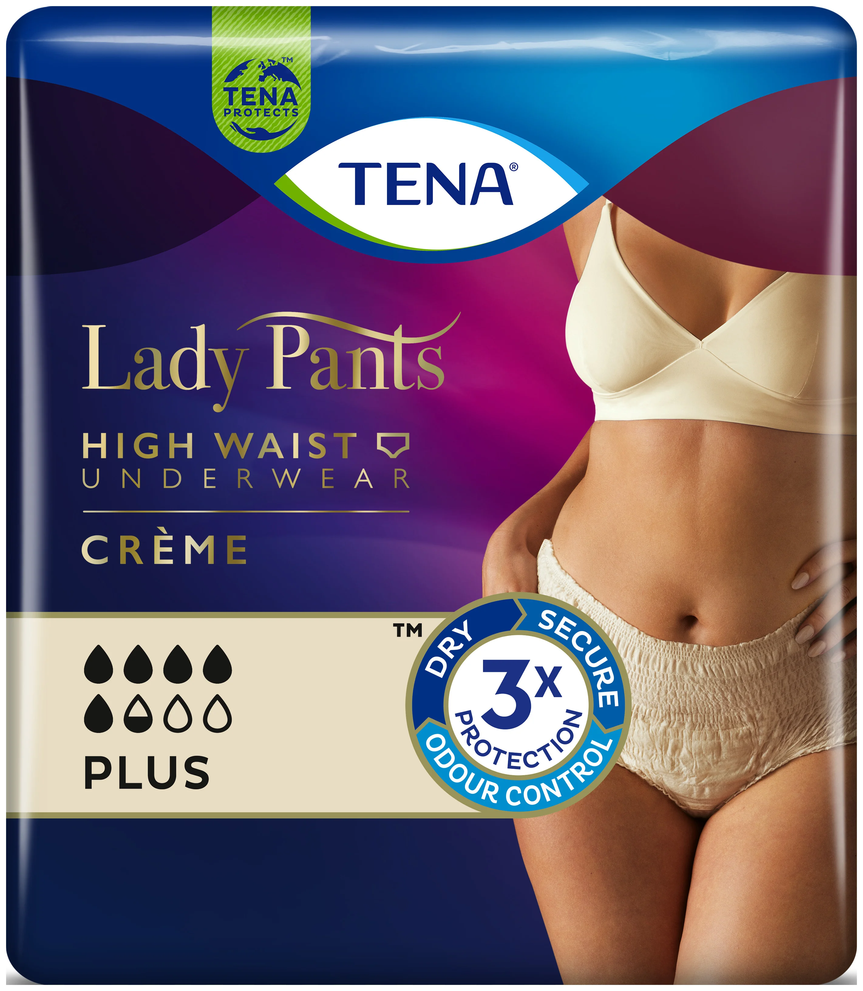 Tena Silhouette Creme L 8 Pezzi Mutandine Assorbenti Color Crema