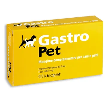 Gastro Pet 20 Capsule Mangime Complementare per Cani e Gatti