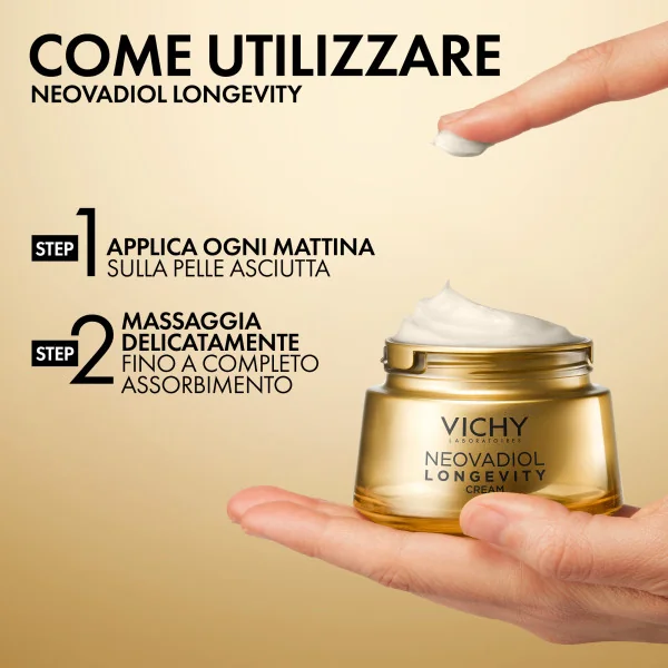 Vichy Neovadiol Longevity Revolumizing Cream 50 ml Trattamento Antiage per Pelli Mature e Sensibili