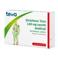 Diclofenac Teva 140 mg 10 Cerotti Medicati