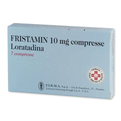 FRISTAMIN 10 MG LORATADINA 7 COMPRESSE