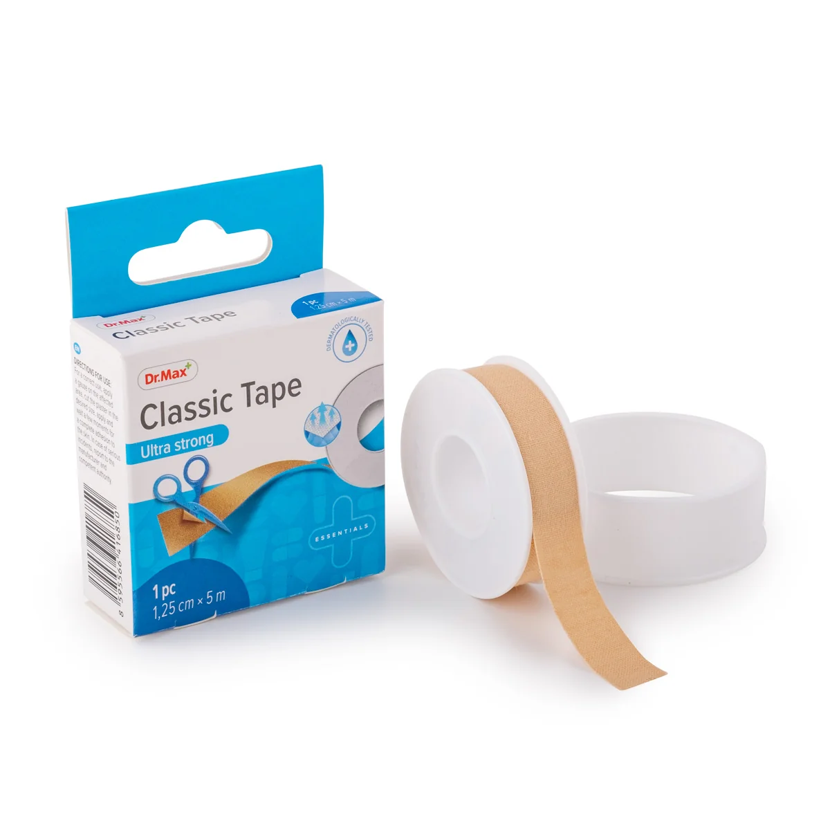 Dr. Max Cerotto Ultra Resistente 1,25Cm X 5M Fissaggio Medicazione