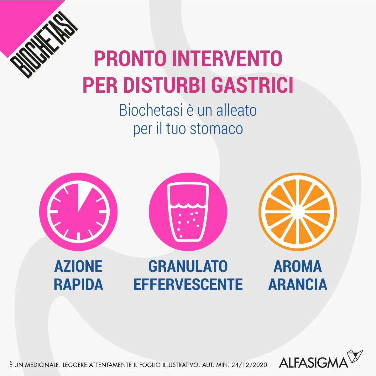 Biochetasi Granulato Effervescente 18 Bustine Antiacido E Disintossicante