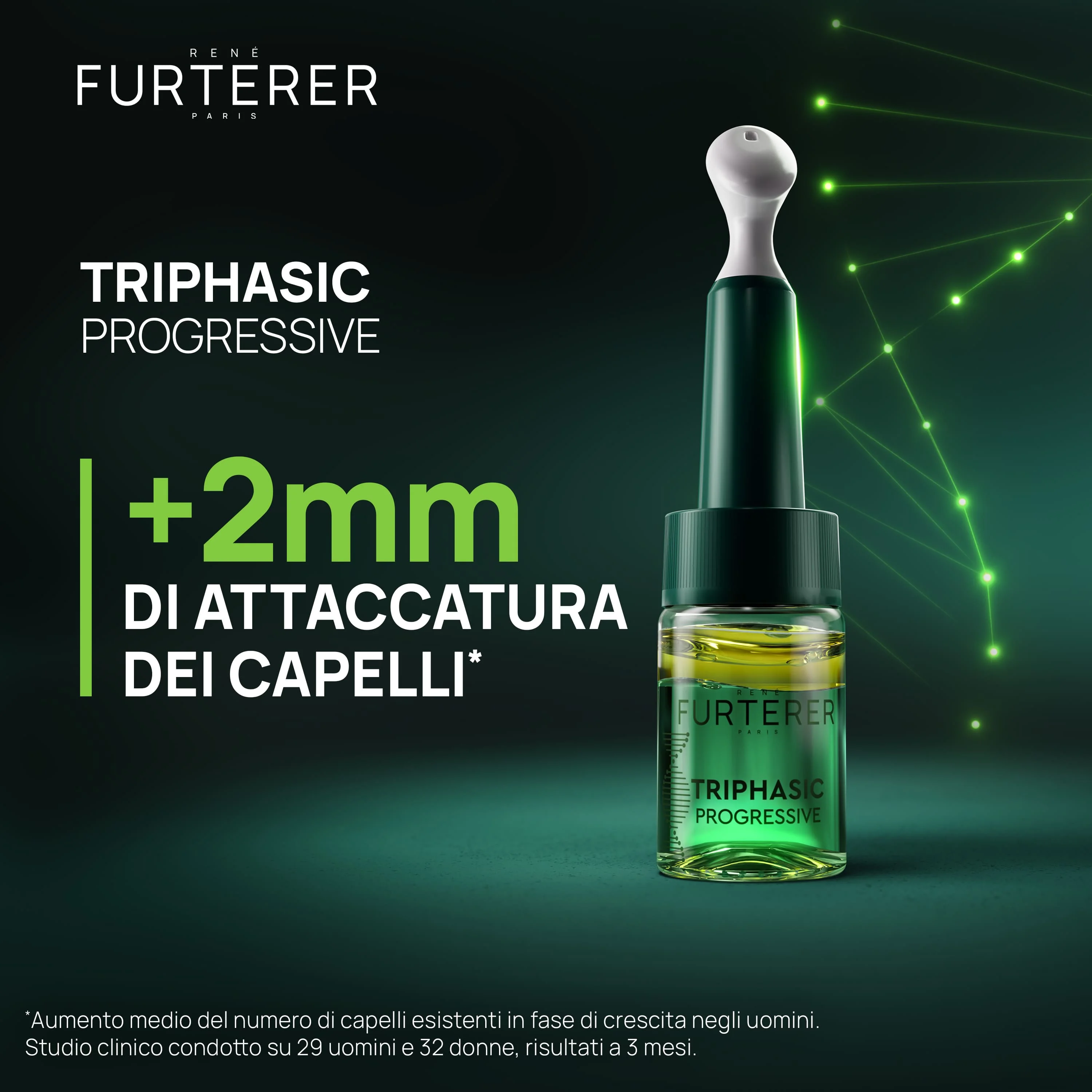 Triphasic Progressive Gentech 8 Fiale Da 5,5 Ml Trattamento Anticaduta Longevita' E Densita'