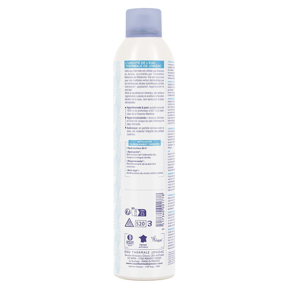 Jonzac Acqua Termale 300 Ml Idratante Lenitivo e Rigenerante