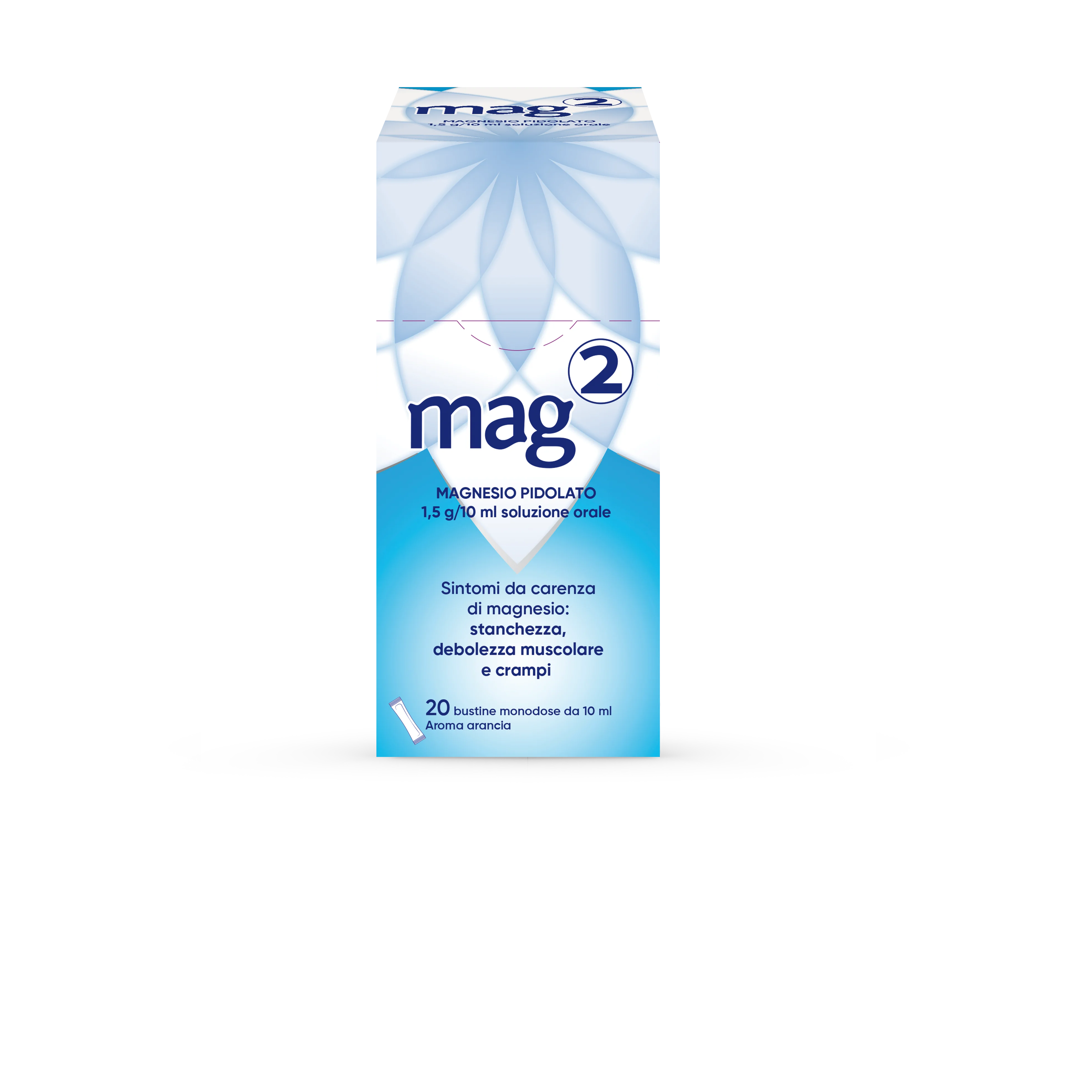 Sanofi Mag 2 Soluzione Orale 20 Stick 10 ml Integratore di Magnesio Pidolato in Stick